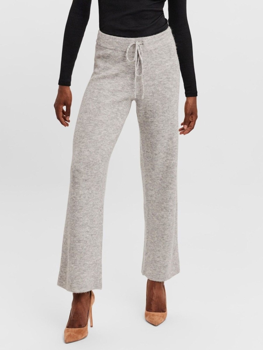 Dame Vero Moda Bukser | Ragnhild Pants - Lysegra