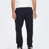 Herre Only u0026 Sons Bukser | Next Cargo Pants - Dark Navy