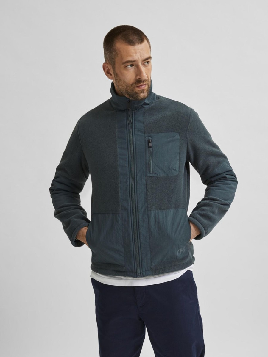 Herre Selected Homme Jakker & Frakker | Nohr Fleece Jacket - Urban Chic