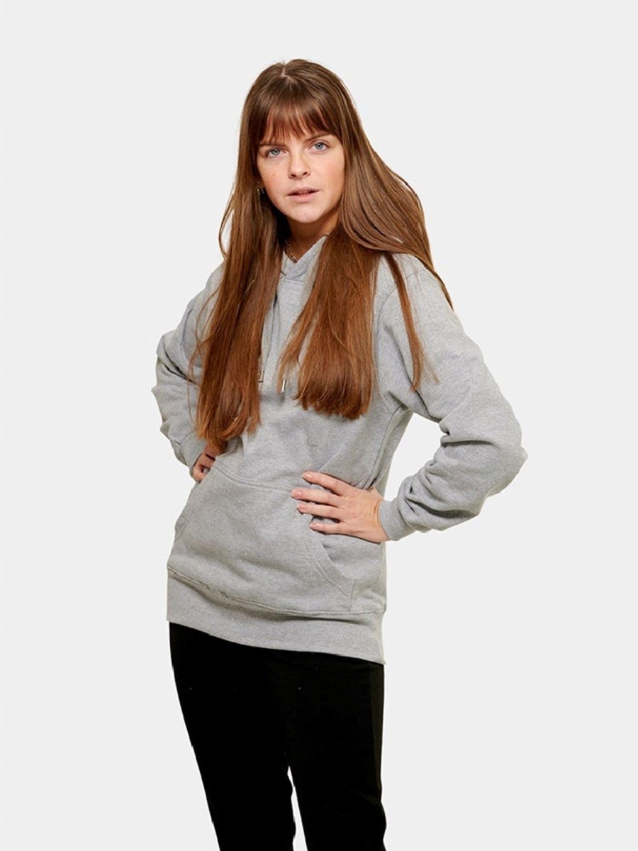 Dame TeeShoppen Trojer | Oversized Hoodie - Askegra