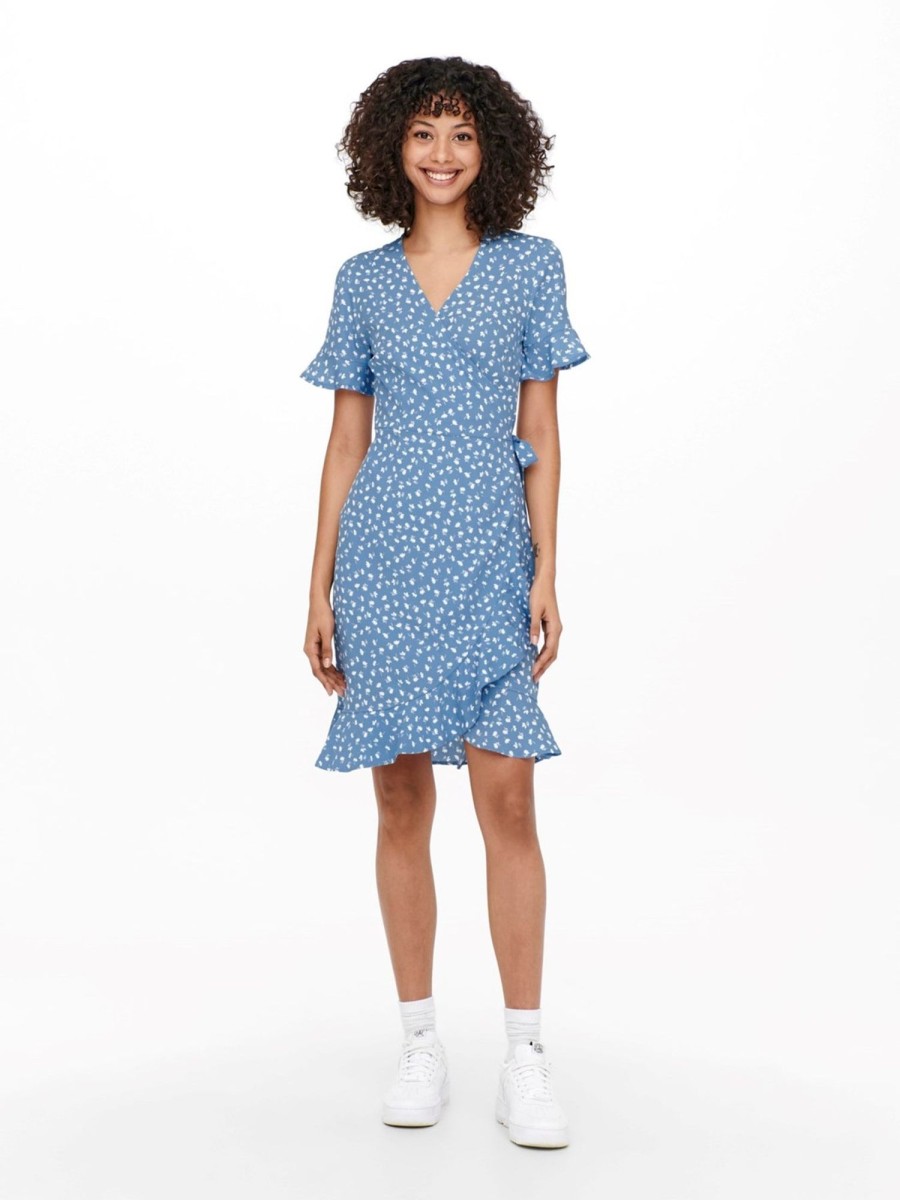 Dame ONLY Kjoler | Olivia Wrap Dress - Allure