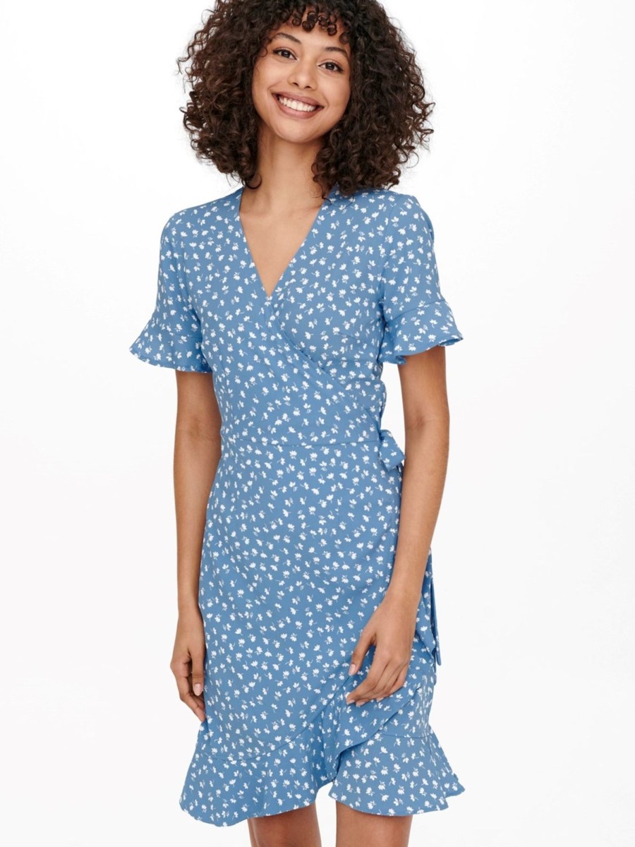 Dame ONLY Kjoler | Olivia Wrap Dress - Allure