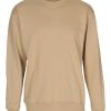 Dame TeeShoppen Trojer | Basic Crewneck - Sand (Dame)