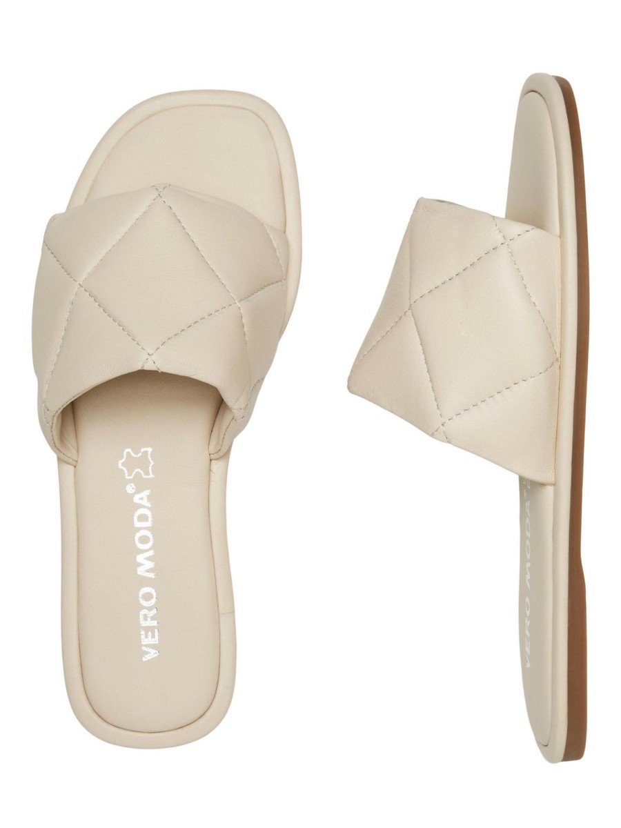 Dame Vero Moda Sko | Nia Laeder Sandal - Birch