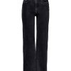 Dame ONLY Jeans | Juicy Jeans (Wide Leg) - Sort Denim