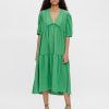 Dame Object Kjoler | Alaia Lang Kjole - Artichoke Green