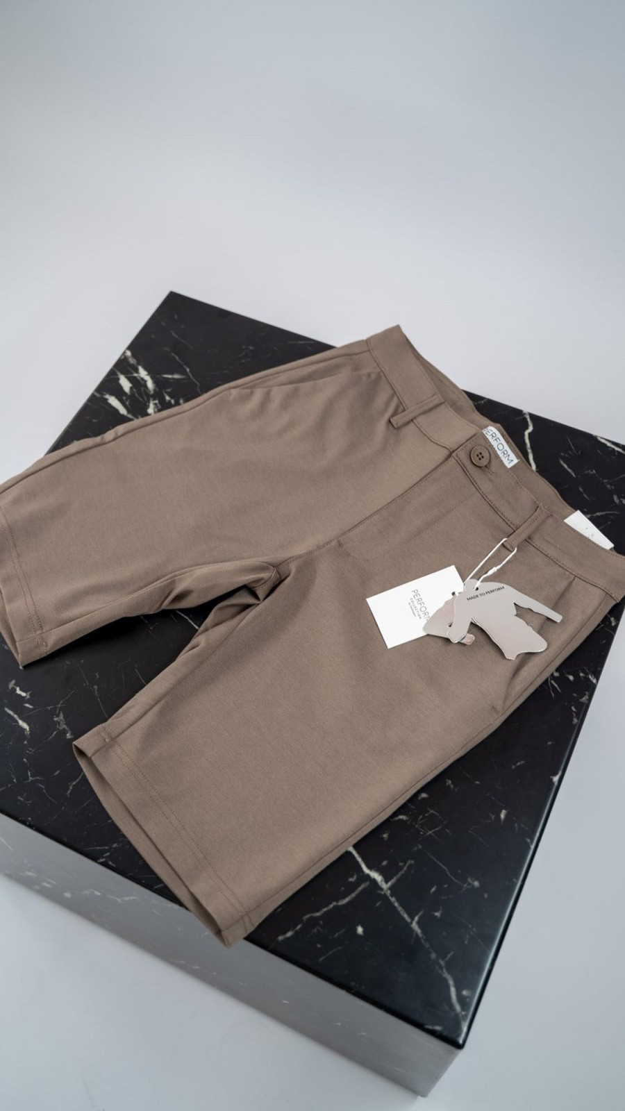 Herre TeeShoppen Shorts | Chino Shorts - Walnut