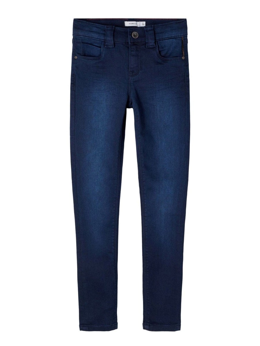 Born Name It Underdele | Polly Jeans - Mork Bla Denim