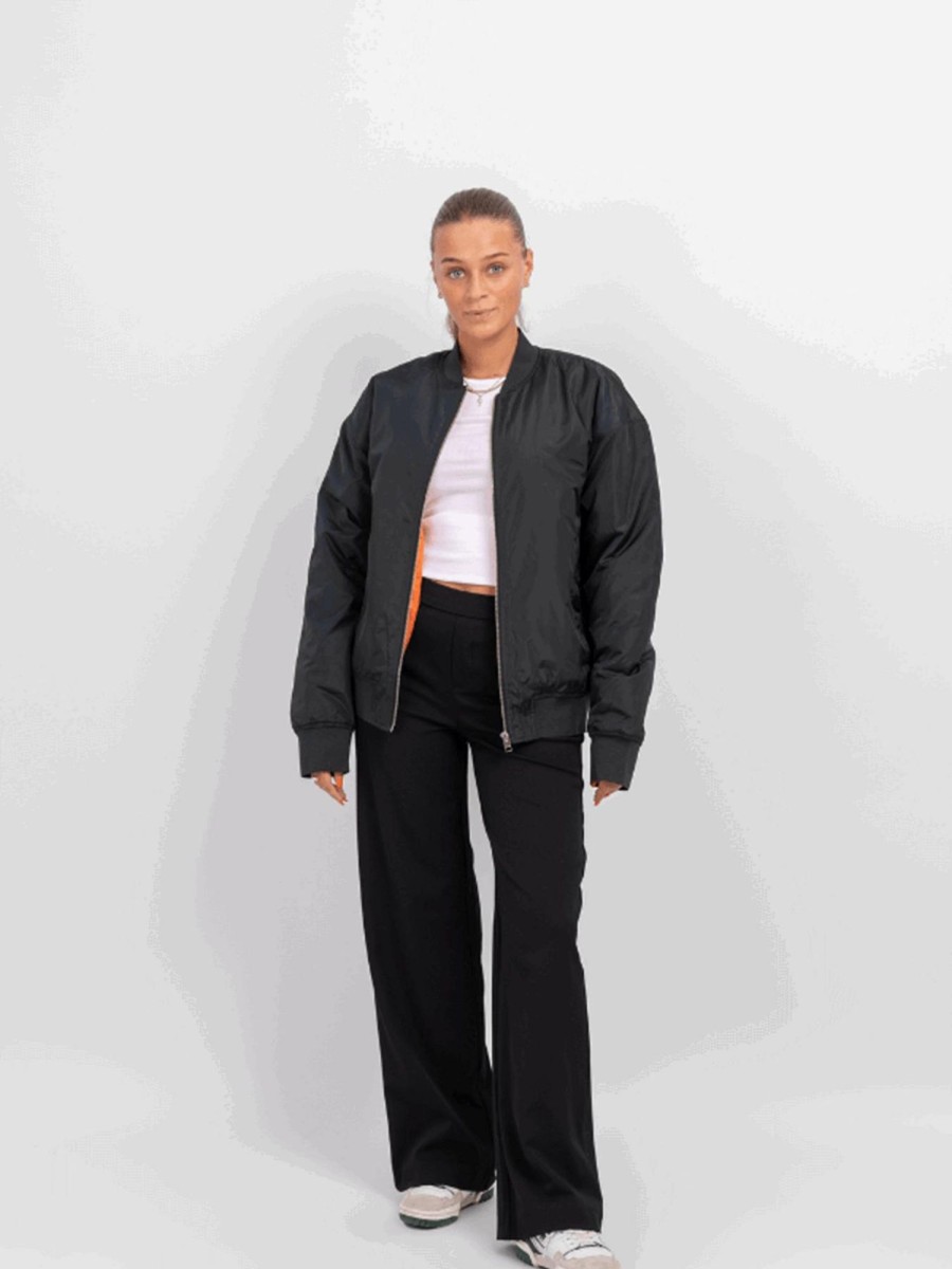 Dame Jack u0026 Jones Jakker & Frakker | Clay Bomber Women Jacket - Sort