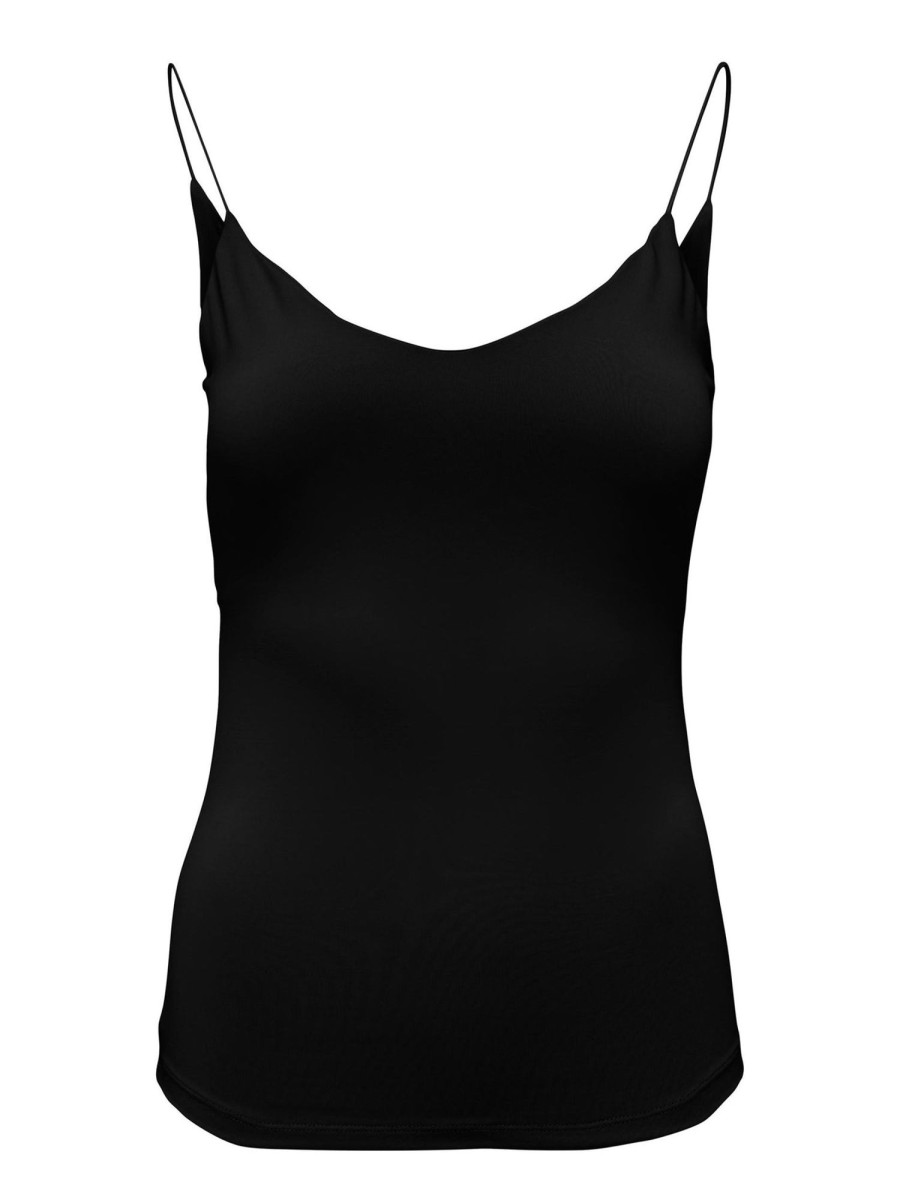 Dame ONLY Undertoj & Stromper | Ea Singlet Top - Sort